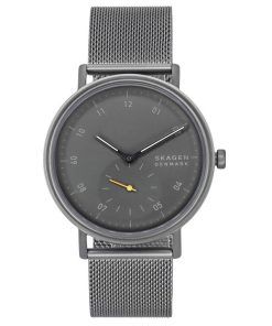 Montre pour homme Skagen Kuppel en acier inoxydable avec cadran gris et quartz SKW6891