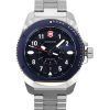 Montre pour homme Victorinox Journey 1884 en acier inoxydable avec cadran bleu et quartz 241978 200M