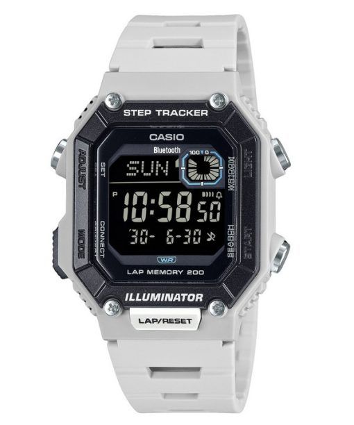 Casio Standard Digital Smartphone Link Step Tracker Bracelet en résine Quartz WS-B1000-8BV 100M Montre pour hommes