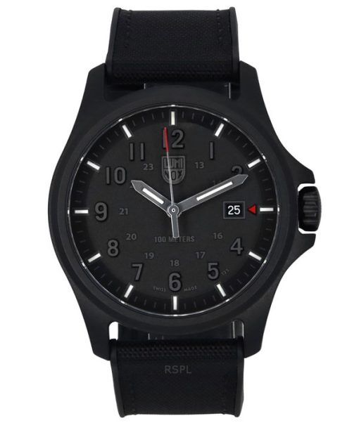 Montre pour homme Luminox Atacama Field Urban Adventure avec bracelet en caoutchouc et cadran noir à quartz XL.1961 100M