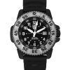 Luminox MIL SPEC inspiré bracelet en caoutchouc militaire cadran noir Quartz Diver's XL.3351.SET 300M montre pour hommes ave