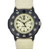 Montre pour homme Luminox Original Navy Seal EVO bracelet en caoutchouc cadran beige Quartz Diver's XS.3010.EVO.S 200M