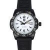 Montre pour homme Luminox Pacific Diver Ripple avec bracelet en caoutchouc et cadran blanc à quartz XS.3127M 200M