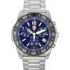 Montre pour homme Luminox Pacific Diver chronographe en acier inoxydable avec cadran bleu et quartz XS.3144 200M