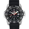 Montre pour homme Luminox Navy Seal RSC avec bracelet en caoutchouc et cadran noir à quartz XS.3251.CB 200M