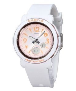 Montre pour femme Casio Baby-G analogique numérique monde sous-marin bracelet en résine cadran orange Quartz BGA-290US-4A 100M