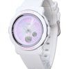 Montre pour femme Casio Baby-G analogique numérique monde sous-marin bracelet en résine cadran violet Quartz BGA-290US-6A 100M