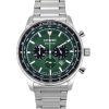 Montre pour homme Citizen Eco-Drive chronographe en acier inoxydable avec cadran vert CA4500-91X 100M