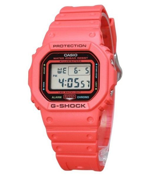 Montre pour homme Casio G-Shock Digital Energy Park série rouge bracelet en résine à  base biologique Quartz DW-5600EP-4 200M