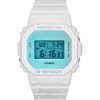 Montre pour homme Casio G-Shock Digital avec bracelet en résine blanche et quartz DW-5600TL-7 200M