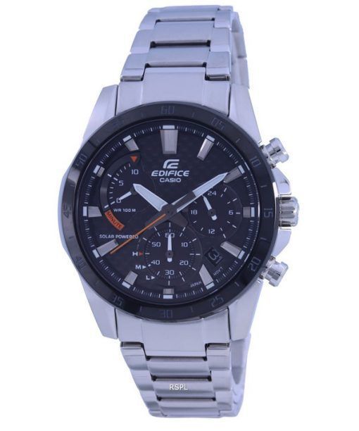 Montre Homme Casio Edifice Chronographe Analogique Solaire EQS-930DB-1A EQS930DB-1 100M