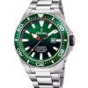 Montre de plongée à quartz Festina The Originals en acier inoxydable avec cadran vert F20663-2 200 m pour homme