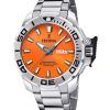 Montre de plongée à quartz Festina The Originals en acier inoxydable avec cadran orange F20665-5 200 m pour homme