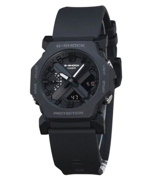 Montre pour homme Casio G-Shock analogique numérique en résine noire avec cadran noir à quartz GA-2300-1A 200M