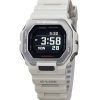 Montre pour homme Casio G-Shock G-Lide Digital Smartphone Link Bracelet en résine grise Quartz GBX-100-8 200M