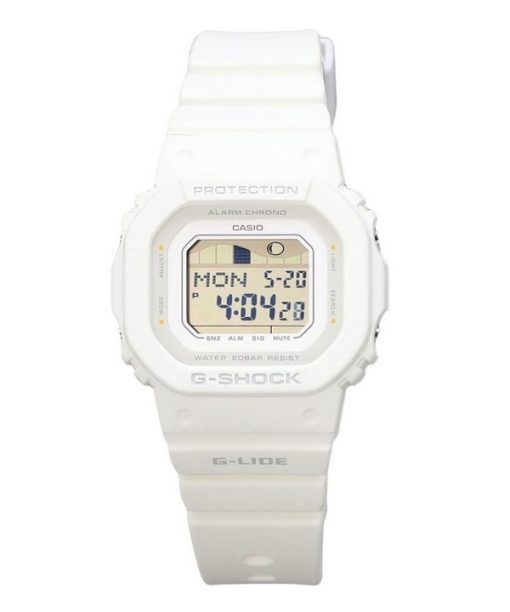 Montre pour femme Casio G-Shock G-Lide Digital White Bio Based Resin Strap Quartz GLX-S5600-7B 200M