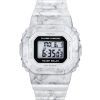 Montre Casio G-Shock Digital pour femme avec bracelet en résine biosourcée blanche Tough Solar GMS-S5600RT-7 200M