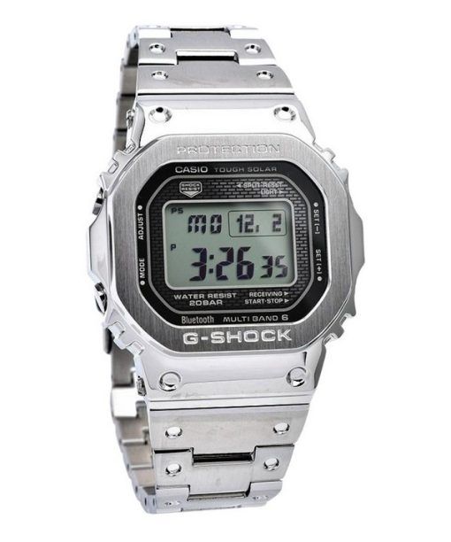 Montre pour homme Casio G-Shock Digital Smartphone Link entià¨rement en métal robuste solaire GMW-B5000D-1 200M