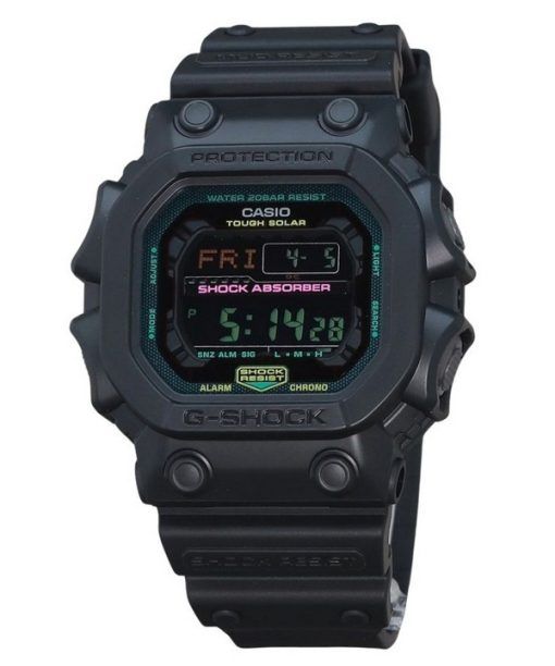 Montre pour homme Casio G-Shock avec bracelet en résine numérique multifluorescent Tough Solar GX-56MF-1 200M