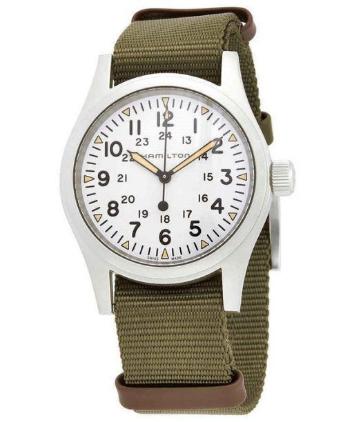 HORSMontre Hamilton Khaki Field White Dial Automatic H69439411 pour homme