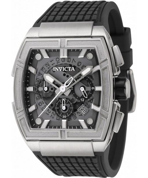 Montre pour homme Invicta S1 Rally Gravity Defier chronographe multifonction cadran squelette gris Quartz 44883 100M