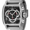 Montre pour homme Invicta S1 Rally chronographe en acier inoxydable avec cadran noir et quartz 46007 100M