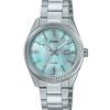 Montre analogique Casio Standard en acier inoxydable avec cadran en nacre et quartz LTP-1302DS-2AV pour femme