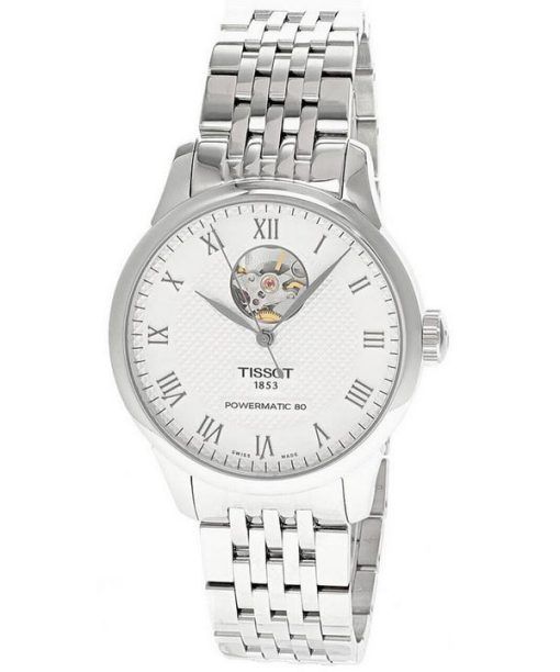 Montre Homme Tissot Le Locle Powermatic 80 Open Heart Cadran Argent Automatique T006.407.11.033.02