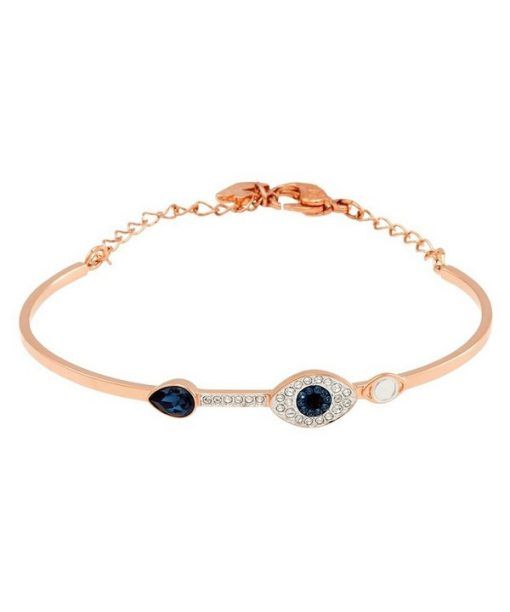 Bracelet Swarovski Symbolica Blue Evil Eye avec finition en métal mixte 5171991 pour femme