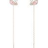 Boucles d&#39,oreilles Swarovski Swan Drop en or rose 5469990 pour femme