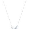 Collier Swarovski Swan White Rhodium 5514421 pour femme