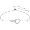 Bracelet Swarovski Hyperbola Infinity et Heart Rhodium 5524421 pour femme