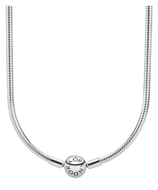 Collier Pandora en argent sterling avec chaîne serpent 590742HV-42 pour femme