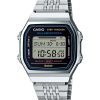 Montre unisexe Casio Vintage Digital Smartphone Link en acier inoxydable à quartz ABL-100WE-1A