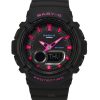 Montre analogique numérique Casio Baby-G pour femme avec bracelet en résine et cadran noir à quartz BGA-280DN-1A 100 m