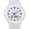 Montre analogique numérique Casio Baby-G pour femme avec bracelet en résine et cadran blanc à quartz BGA-280DN-7A 100 m