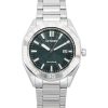 Montre Citizen Eco-Drive en acier inoxydable avec cadran vert BM7630-80X 100M pour homme