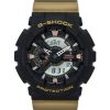 Montre analogique numérique Casio G-Shock à quartz avec bracelet en résine et cadran noir GA-110TU-1A5 200M pour homme