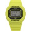 Montre Casio G-Shock Energy Pack Series Digital Bracelet en résine biosourcée jaune Quartz GMD-S5600EP-9 200M pour femme