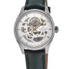 Montre Homme Hamilton Jazzmaster Skeleton Bracelet Cuir Cadran Blanc Automatique H42535810