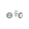 Boucles d',oreilles à tige Pandora Timeless en argent avec zircone cubique transparente 296272CZ pour femme