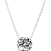 Collier arbre généalogique étincelant Pandora 397780CZ-45 pour femme