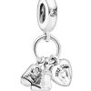 Charm pendant pour biberon et chaussures Pandora 798106CZ pour femme