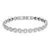 Bracelet de tennis Swarovski Una Angelic en cristaux transparents et plaqué rhodium 5071173 pour femme