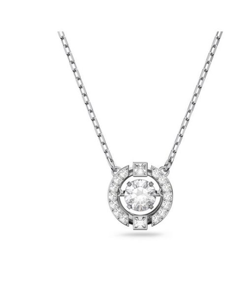 Collier Swarovski Una plaqué rhodium et zircone 5286137 pour femme