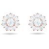 Boucles d',oreilles à tige Swarovski Idyllia en plaqué or rose et zircone 5459597 pour femme