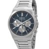 Montre Seiko Sport Chronograph Acier Inoxydable Cadran Bleu Quartz SSB453P1 100M Homme