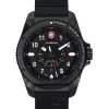 Montre homme Victorinox Swiss Army Journey 1884 avec bracelet en caoutchouc et cadran noir, 241982, 200 m