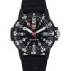 Montre Homme Luminox Leatherback Sea Turtle Bracelet Silicone Cadran Noir Quartz XS.0301.L 100M