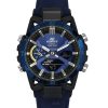 Montre Casio Edifice Sospensione 50e anniversaire édition limitée cadran bleu Tough Solar ECB-2000SS-2A 100M pour homme